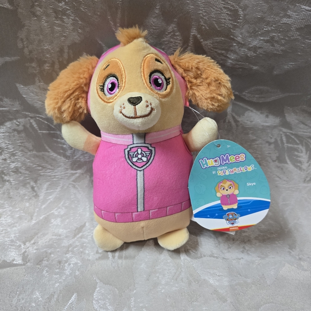 Hug Mees Paw Patrol Skye Squishmallows 7” Plush Childs Ultra Soft Stuffed KidToy